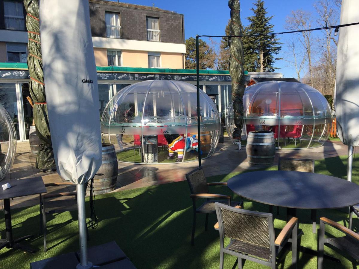 Hotel Restaurant De La Plage Gland Exterior foto