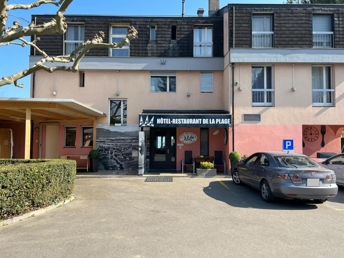 Hotel Restaurant De La Plage Gland Exterior foto